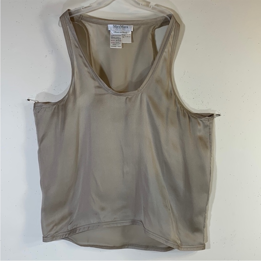 MaxMara 14 Italy Made Silk Tank Top/ Camisole.